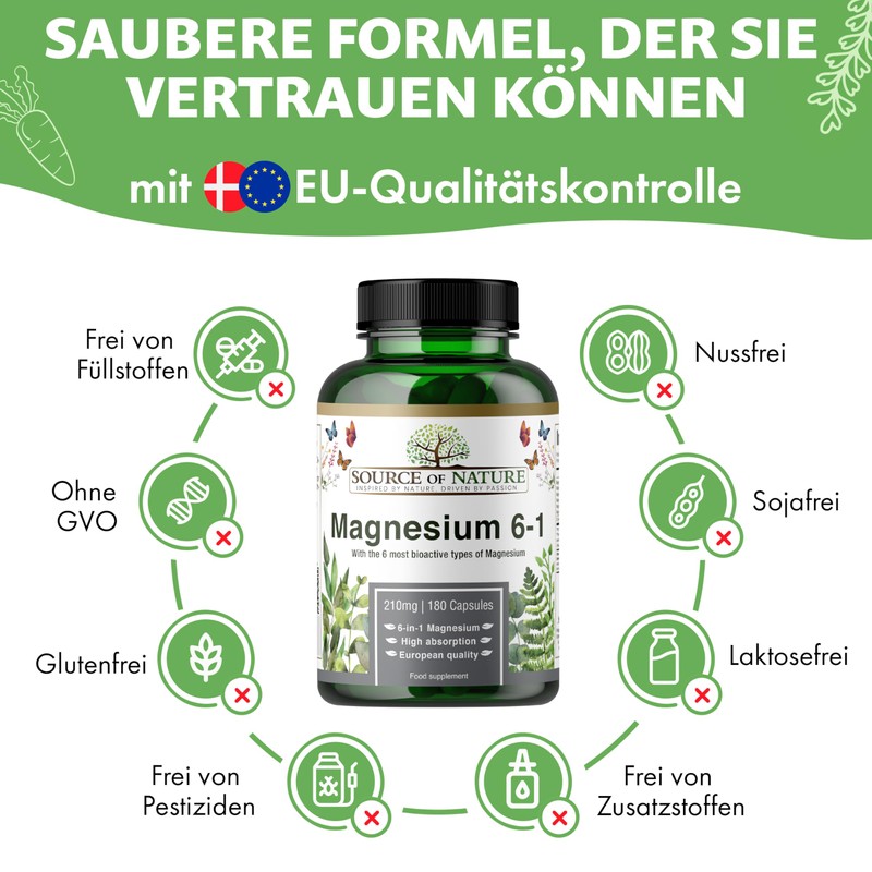Source of Nature® Magnesium Bisglycinate 770 mg 180 Capsules 100