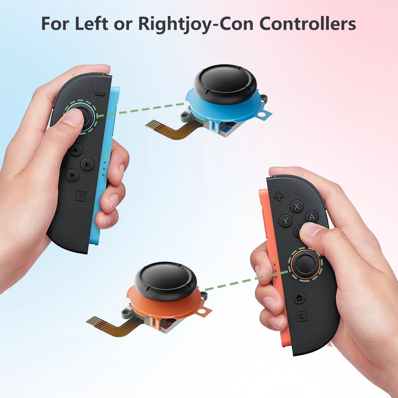 2-Pack Replacement Hall Effect Joystick for Switch 2 (2025), Upgrade