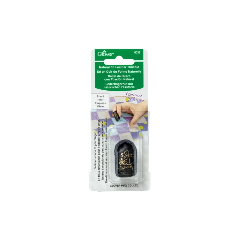 Clover Ditale in Pelle, Nero