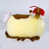 SAN-EI Yumemiushi Custard Pudding Sea Slug Plush Toy, Height 2.4