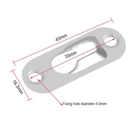 40 Piezas Percha para Cuadros, Photo Hanger, Keyhole Hangers, Ganchos para Colgar Cuadros, Herraje para Colgar Cuadros de Acero Inoxidable para Marcos de Cuadros