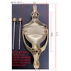 Mila Stainless 304 Steel 6 Inch Urn Door Knocker Through