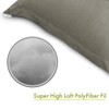 Majestic Home Goods Wales Floor Pillow, Gray
