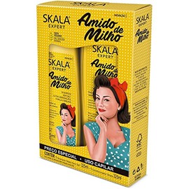 Skala Expert Almido de Milho Shampoo & Conditioner - Infused with Pure 100% Natural Ingredients Vegan Formula | Experience Healthier, Fuller & Thicker Looking Hair - Imported from Brazil Y