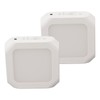 2Pcs Plug in Motion Sensor LED Night Light Plug in