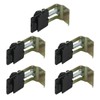 OUDQFCJ Pack of 5 Adjustable Stainless Steel Sink Clips Set