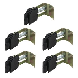 OUDQFCJ Pack of 5 Adjustable Stainless Steel Sink Clips Set for Built-in Sinks, Undermount Sinks, Mounting Clips, Sink Arch (Suitable for Laundry Rooms, Kitchen Sinks, Shower Rooms)