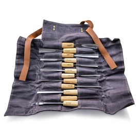 WINCKELSTEEL Wood Carving Tools Set of 12 Wood Chisels - Glides Through Wood Like Butter - Quality Carving Tools Chisel Set for All Skill Levels, Woodworking Tools for Hobbyists Or Professionals