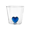 H&h Set of 6 Bicchieri Borosilicato Cuore Assortiti CC 300