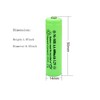GEILIENERGY NiMH AA 600mAh 1.2V Rechargeable Batteries for Solar Lights,