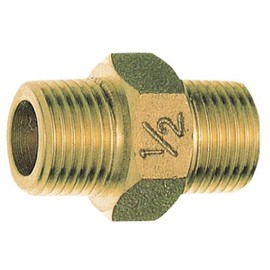 SANEI [Gunmetal Hex Nipple] Nominal 0.9 inch (25 mm) Screw Diameter R1 T700-25