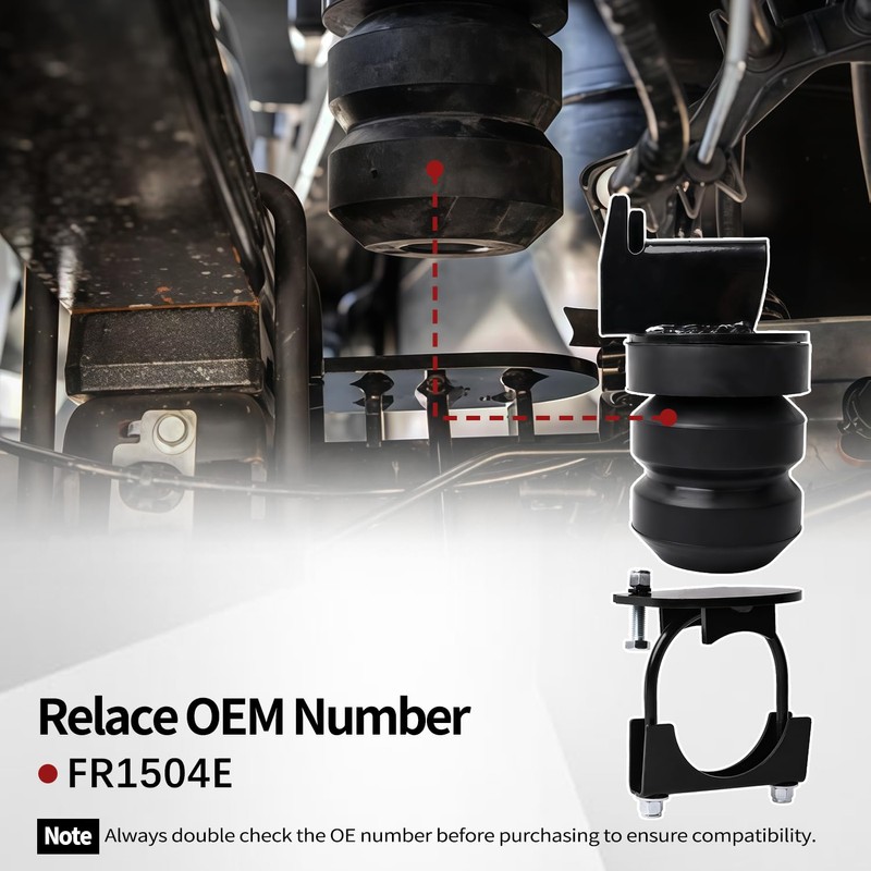 1Pair Rear Replacing Bump Stops Compatible With 2015-2024 Ford F150
