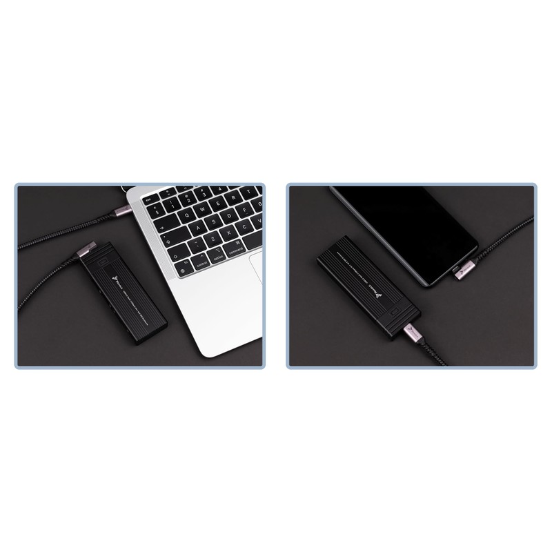 Reagle Enclosure for M.2 NVMe/SATA SSD, USB 3.2 Gen 2