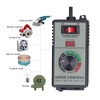 Fan Speed Controller 15A 4000W Overload Switch AC Motor Electric