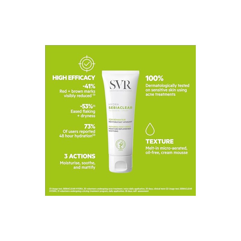 SVR Sebiaclear Hydra Crema Hidratante Reparadora para Piel con Tendencia