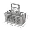 Yosoo123 Drainer Basket Flatware Storage Drainer Universal Cutlery Basket Replacement