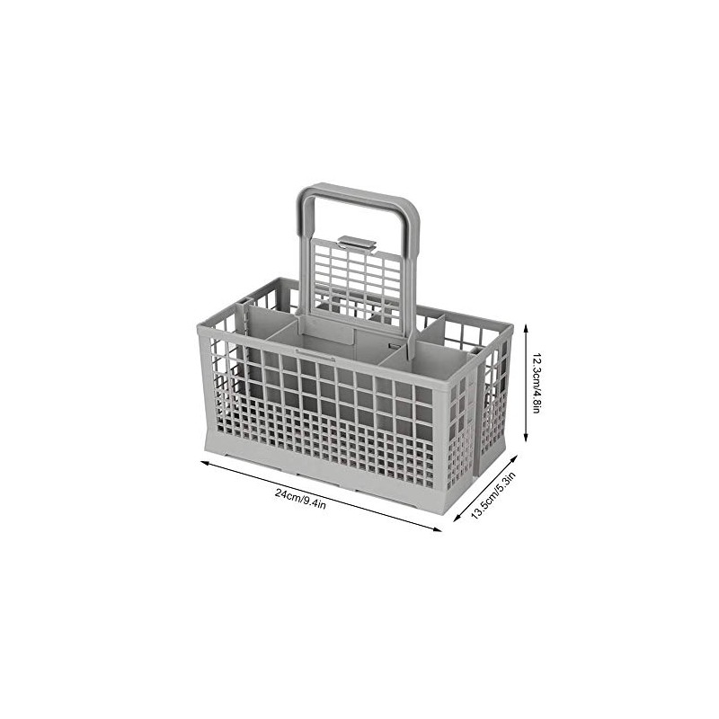 Yosoo123 Drainer Basket Flatware Storage Drainer Universal Cutlery Basket Replacement