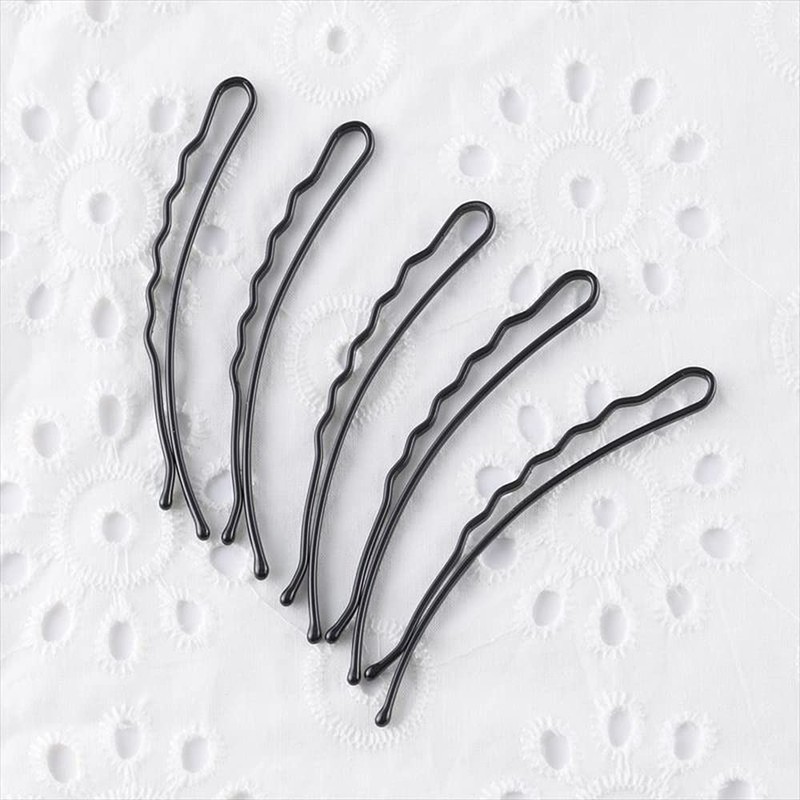 Kai Corporation Strong Arrangement Pin, Large, Black, Bulk Purchase, Set