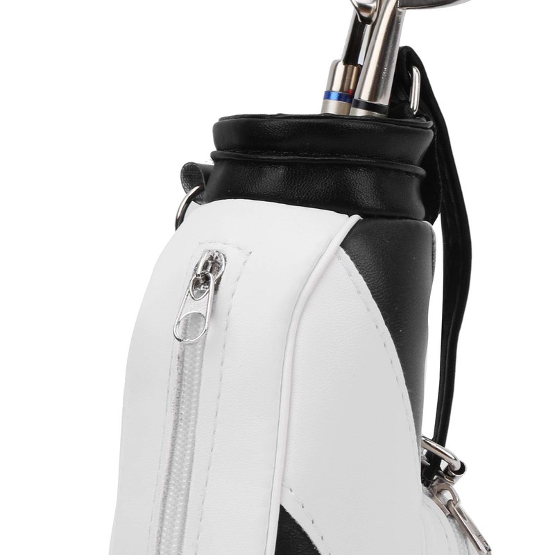 Vbestlife Mini Golf Bag Pen Holder with 3 Golf Club