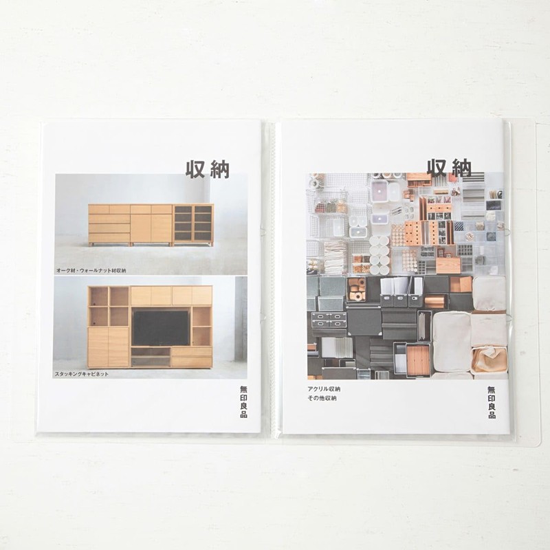 MUJI NCE14A1A Polypropylene Soft Film Clear Holder Translucent A4 20