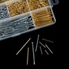 Breezliy 1000 Pieces Hardware Nails 10 Sizes Multi-Length Galvanized Straight
