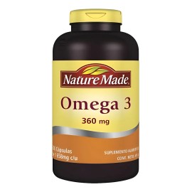 Omega 3 Nature Made® Aceite De Pescado 300 Cápsulas 360mg Sin Sabor