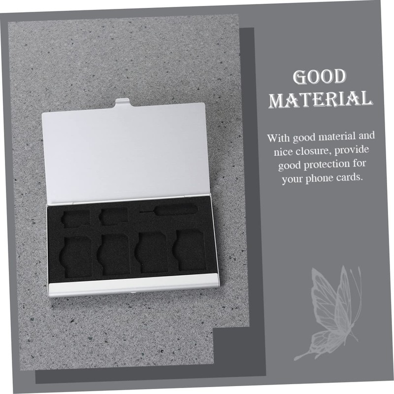 BIUDECO Sim Card Holder Case Shockproof Drop Resistant Sim Cards