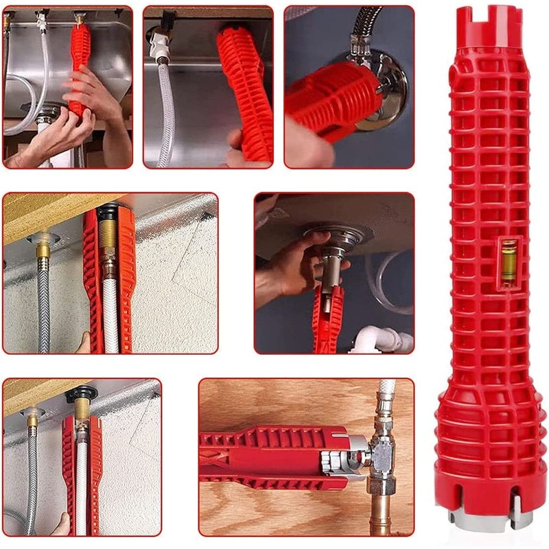 Sink Faucet Wrench 8 in 1 Multi-Purpose Sink Faucet Wrench