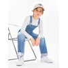 Haloumoning Boys Denim Bib Overalls with Adjustable Straps and Convenient