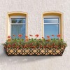 30-Inch Rust-Resistant Metal Window Box Planters with Coco Liners –