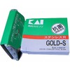 T-Handle Gold Stainless Steel, Razors, 5 Pieces