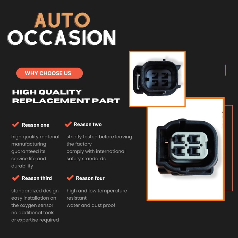 AUTO OCCASION Oxygen O2 Sensor Extension Harness 4 Pin with