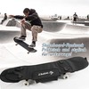 QOPET Skateboard Backpack Made of Thickened 900D Oxford, Cruiser Board