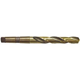 Michigan Drill 210C Series Heavy Duty Super Cobalt Steel Drill Bit, 2 Morse Taper Shank, Spiral Flute, 135 Degrees Notched Point, 33/64" Size (Pack of 1)