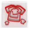 Custom Cutters Shirt Shaped Cutters | Set of 5 Plastic