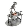 STEEMO Screw Man Baker Pastry Chef Bakery Gift Metal Decoration
