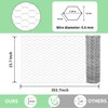 Chicken Wire 15.7 in x 393.7 in Poultry Wire Netting