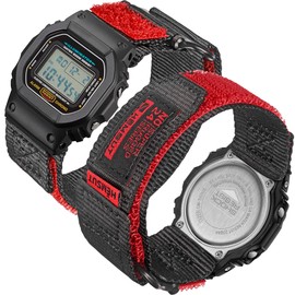 16mm Nylon Watch Band Compatible With CASIO GA-100/110/120/150/200/201/300/310/400/700/710, DW5600/5000/5300/5700/6900 Series, 2 Sizes (S/M), Quick Release Strap