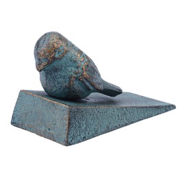 SEWACC Punch Cast Iron Door Stopper Sturdy Floor Door Stoppers for Home Office Travel Vintage Design for Living Room Bedroom and More