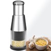 2025 Upgraded Compact Mini Dicer Food Chopper,Functional Manual Press, Stainless