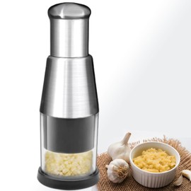 2025 Upgraded Compact Mini Dicer Food Chopper,Functional Manual Press, Stainless Steel Hand Food Chopper for Mincing Garlic Garlic Press Stainless Steel Manual Pressed Chopper