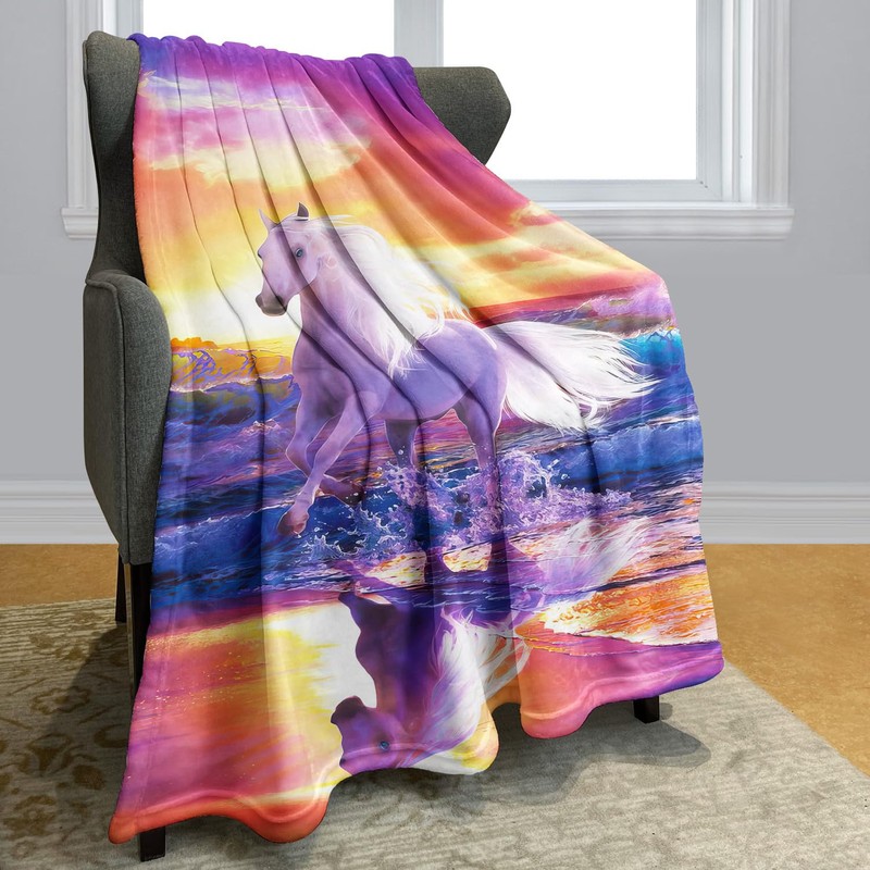 YISUMEI Blanket 125 x 150 cm Cuddly Blankets Soft Flannel