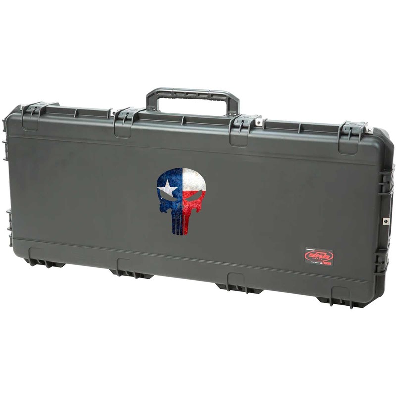 Texas Flag Skull Punisher Sticker USA Lone Star State Decal