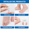 Protector para Dedos de Los Pies, 100 Pcs Separador de