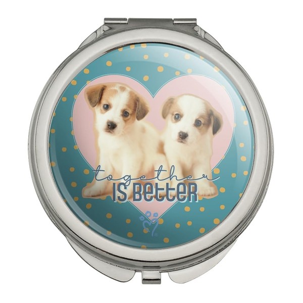 GRAPHICS & MORE Together is Better Puppies Compact Travel Purse