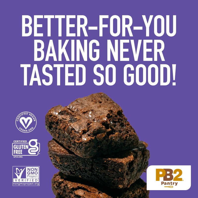 PB2 Pantry Chocolate Chip Brownie Mix - 16 oz Jar