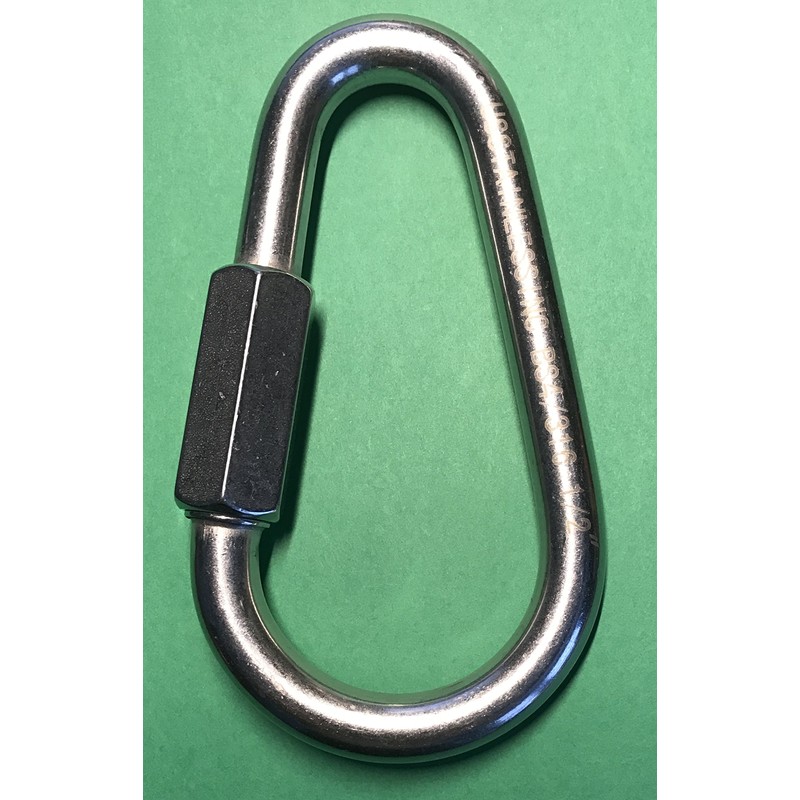Stainless Steel 316 Pear Shape Quick Link 1/2" (12mm) Marine