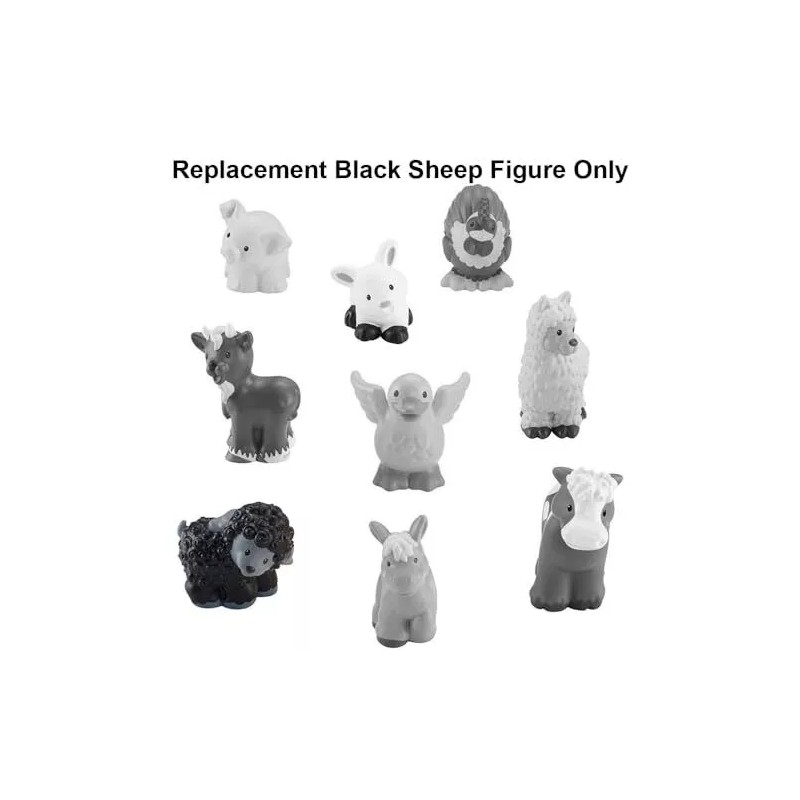 Little People Replacement Black Sheep Figure for Fisher-Price Little People