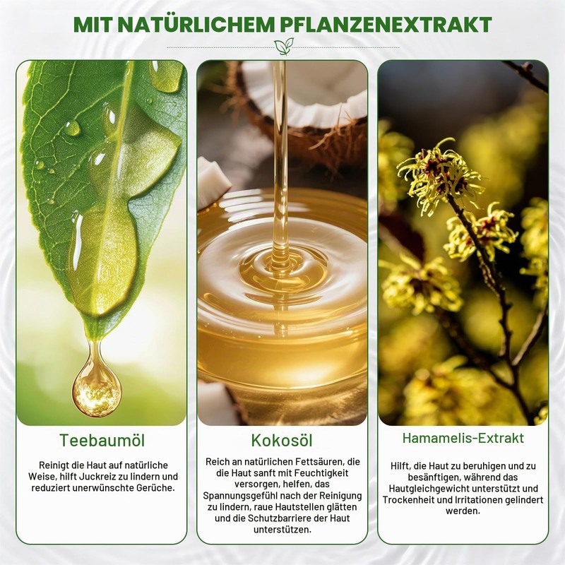 Tea Tree Oil Soap, Relieves Athlete's Foot, Itching, Acne and