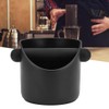 Coffee Knock Box Anti-Slip Coffee Slag Grounds Bucket with Rubber